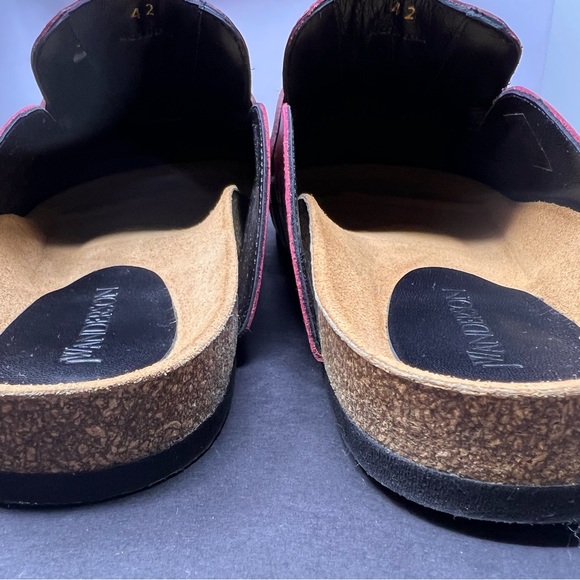 JW Anderson Dark Wine Colored Mules - Picture 9 of 11